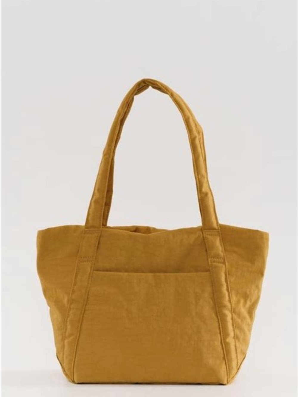 BAGGU Mini Cloud Bag in Camel (2020)
